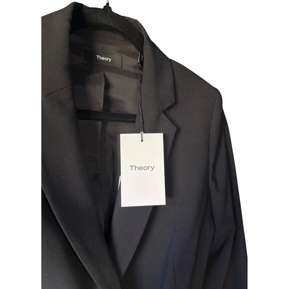 Theory Carissa Black Classic Suit – Tailored Slim Fit Size 2 New With Tags - Picture 7 of 12